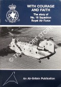 Book cover of With Courage and Faith - The Story of No. 18 Squadron Royal Air Force by BUTTERWORTH, A.